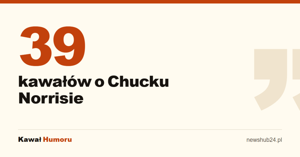 39 kawałów o Chucku Norrisie